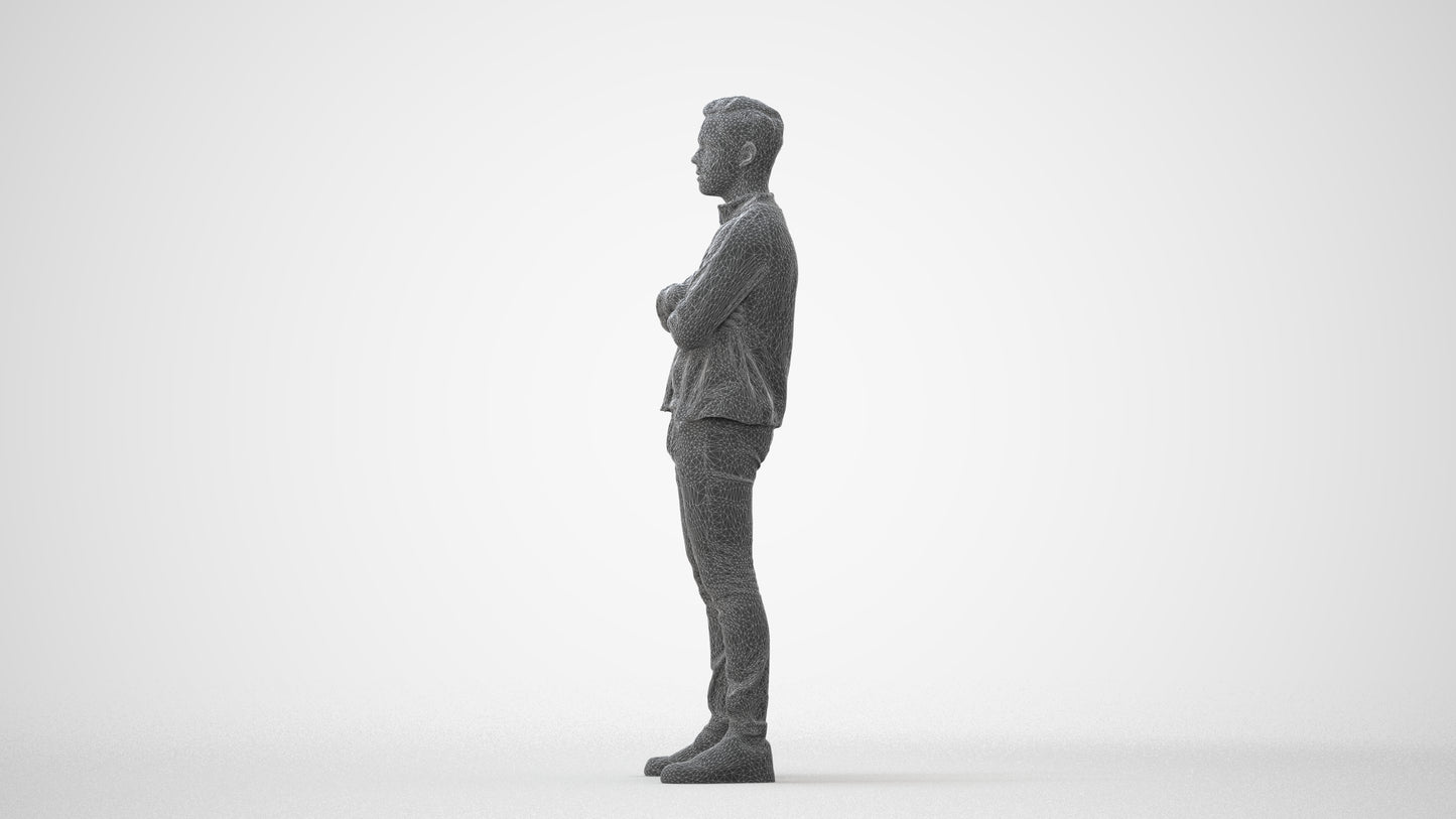 realistic 3D people boy casual kids, render-ready for V-Ray and Corona, FBX OBJ, square thumbnail