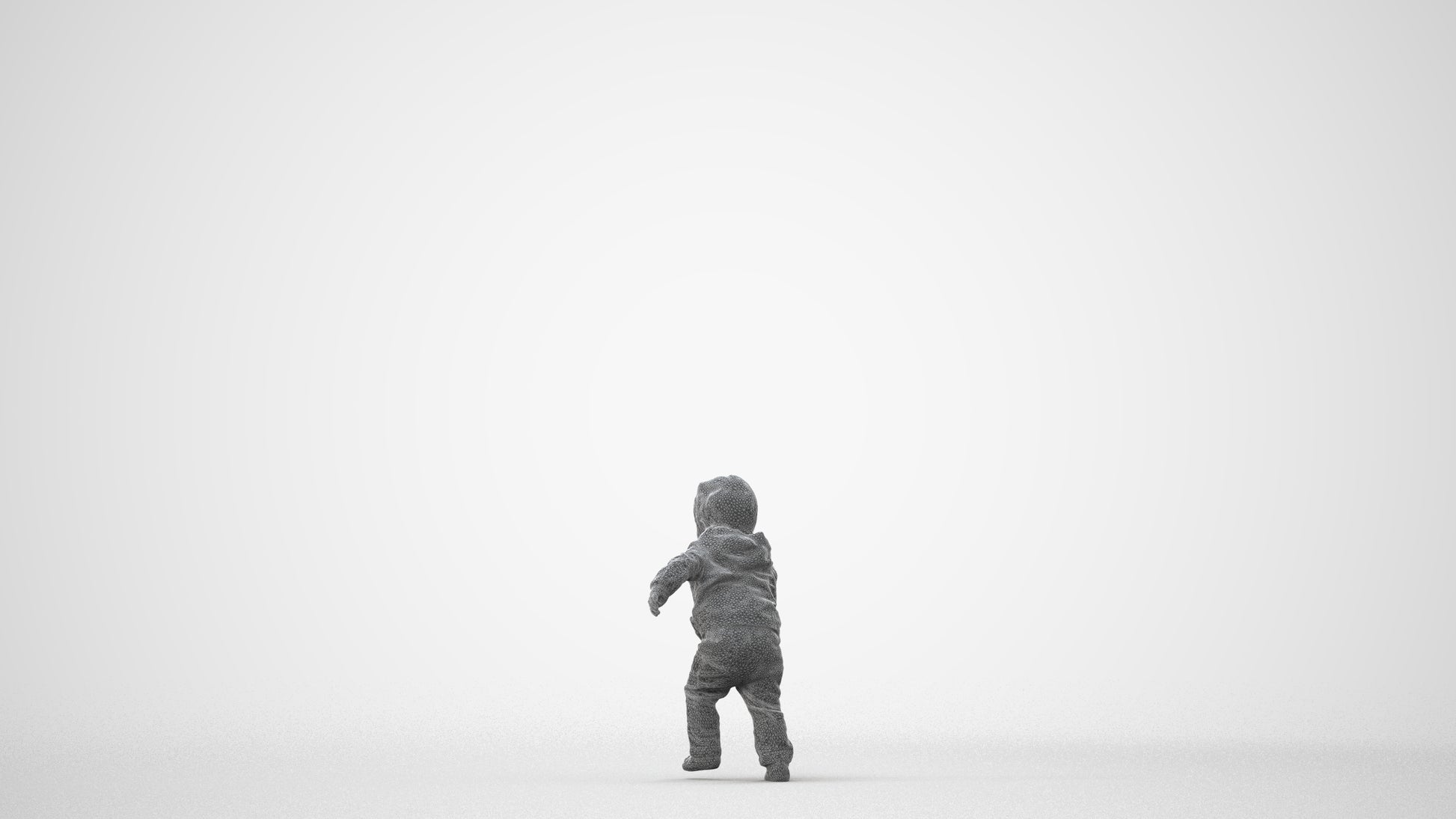 realistic 3D human boy casual kids, archviz people FBX OBJ for Blender, square thumbnail