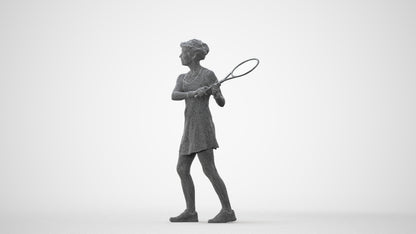 3D scanned woman sport, photorealistic archviz people for Enscape and SketchUp, square thumbnail