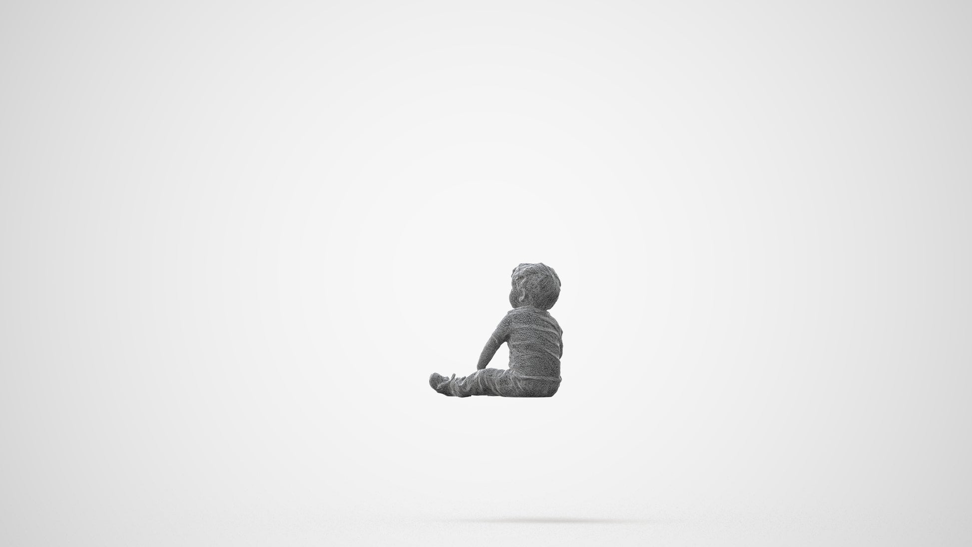 photogrammetry 3D boy casual kids, realistic human model archviz FBX, square thumbnail