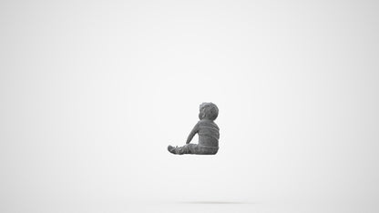 photogrammetry 3D boy casual kids, realistic human model archviz FBX, square thumbnail