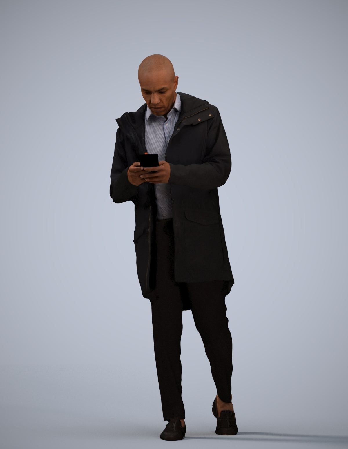 3D people model man business, scanned human for 3ds Max rendering