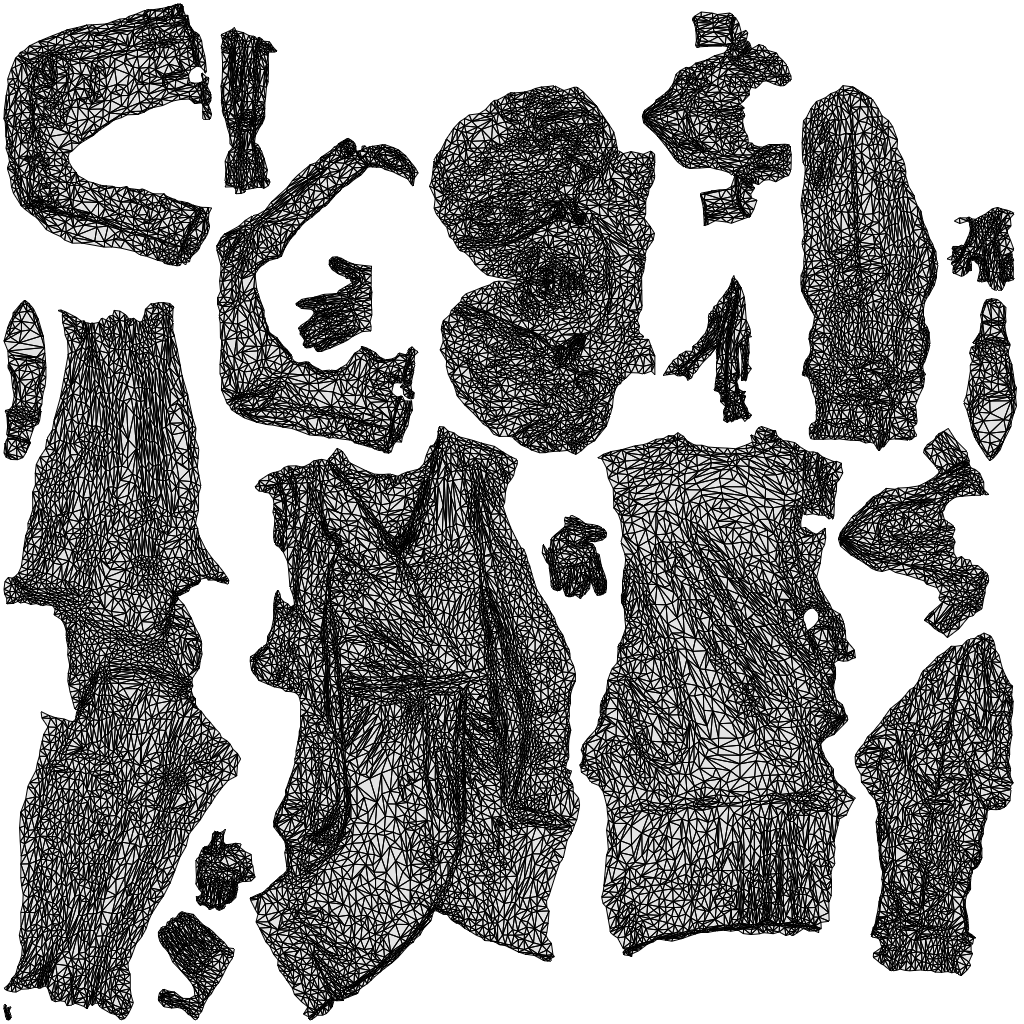 realistic 3D people woman casual walking, render-ready for V-Ray and Corona, FBX OBJ, wireframe top-down view