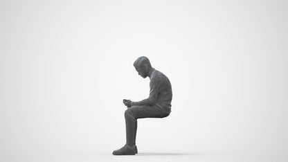 3D scanned boy kids casual, photorealistic archviz people for Enscape and SketchUp, square thumbnail