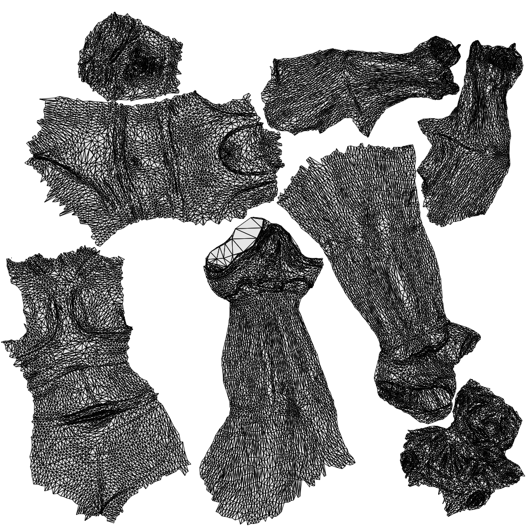 photogrammetry 3D woman sport walking, realistic human model archviz FBX, wireframe top-down view