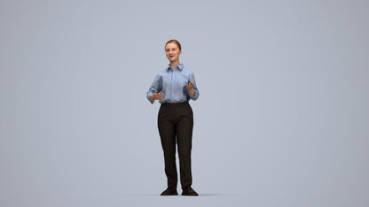 realistic 3D people girl kids, render-ready for V-Ray and Corona, FBX OBJ, top-down view render