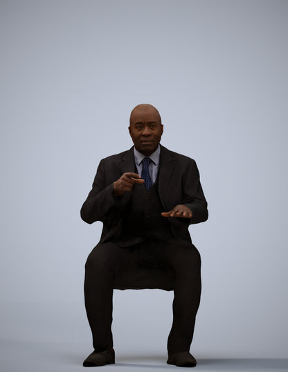 realistic 3D people man business, render-ready for V-Ray and Corona, FBX OBJ