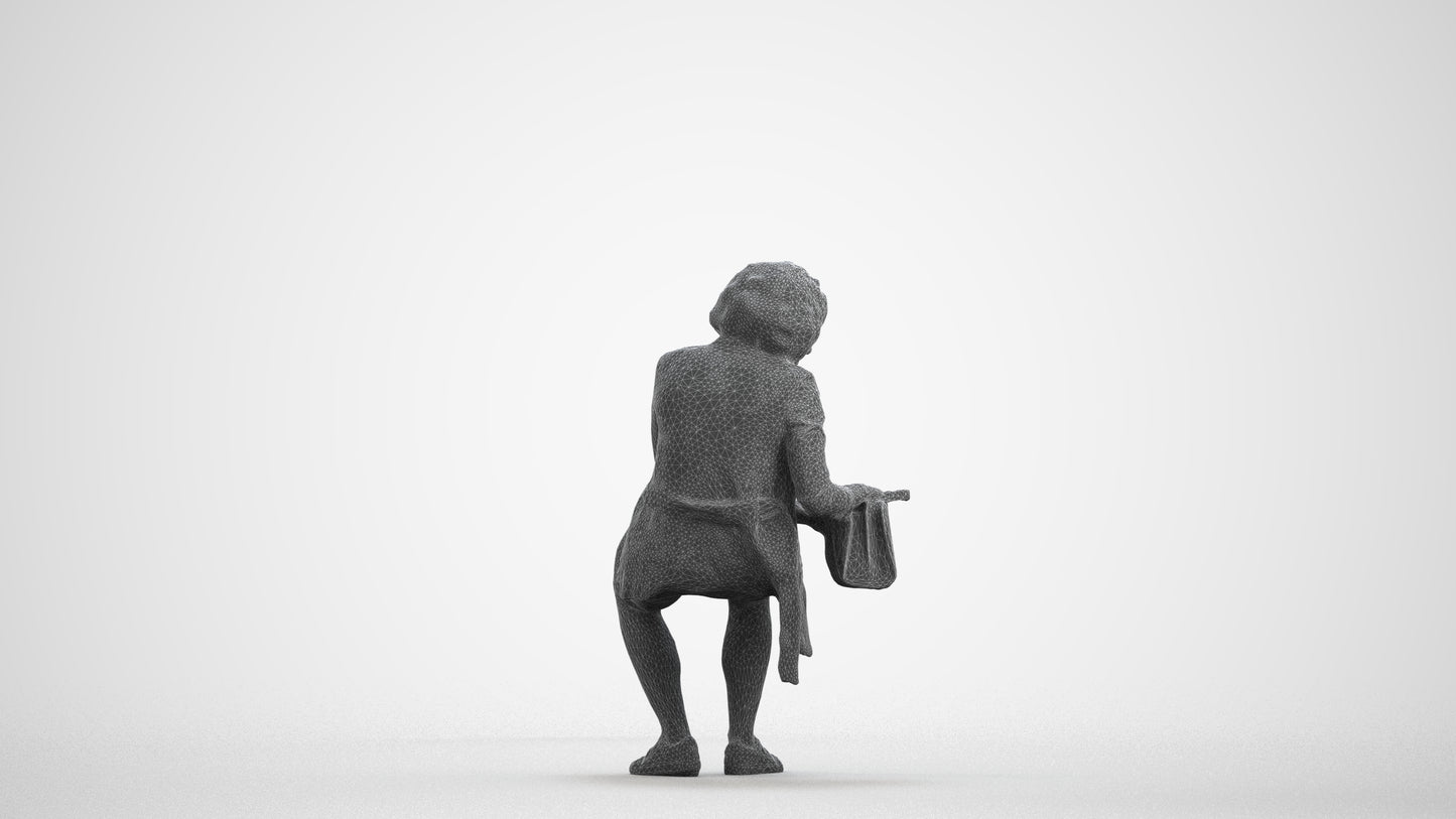 3D people model woman business sitting, scanned human for 3ds Max rendering, wireframe front view