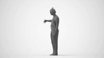 photogrammetry 3D woman bathroom, realistic human model archviz FBX, square thumbnail