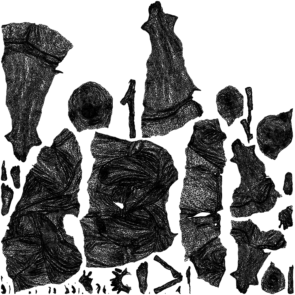 realistic 3D people girl casual kids, render-ready for V-Ray and Corona, FBX OBJ, wireframe top-down view