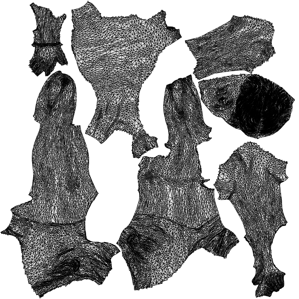 3D human model man pool, photogrammetry scanned person for archviz, wireframe top-down view