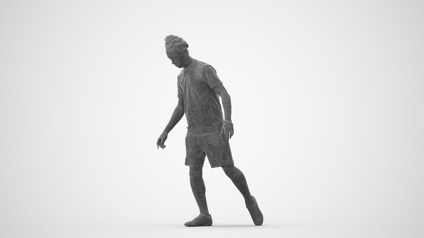 realistic 3D people man sport, render-ready for V-Ray and Corona, FBX OBJ, square thumbnail