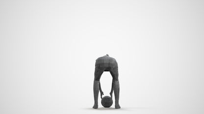 realistic 3D people woman sport, render-ready for V-Ray and Corona, FBX OBJ, wireframe front view