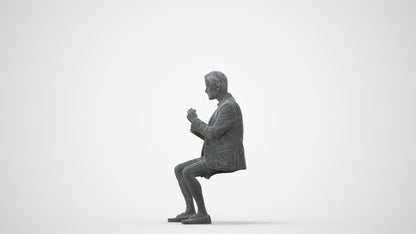 3D scanned man business, photorealistic archviz people for Enscape and SketchUp, square thumbnail