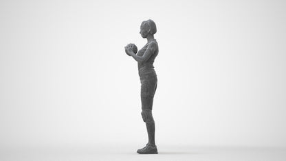 realistic 3D people woman sport, render-ready for V-Ray and Corona, FBX OBJ, square thumbnail