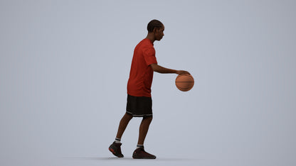 realistic 3D people boy sport kids, render-ready for V-Ray and Corona, FBX OBJ, side view render