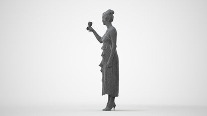 3D people model woman formal formalaffairs, scanned human for 3ds Max rendering, square thumbnail
