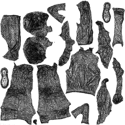 photogrammetry 3D man casual mix, realistic human model archviz FBX, wireframe top-down view
