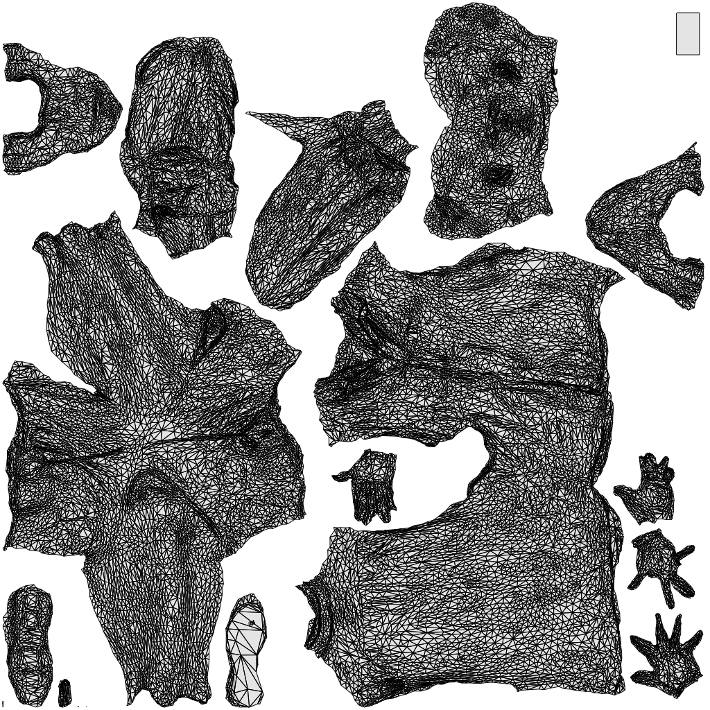 realistic 3D people man casual walking, render-ready for V-Ray and Corona, FBX OBJ, wireframe top-down view