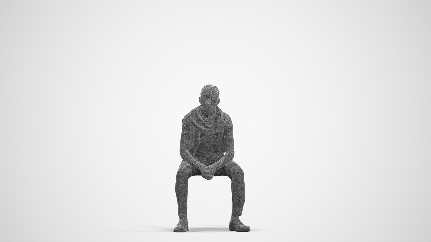 realistic 3D people boy kids, render-ready for V-Ray and Corona, FBX OBJ, three-quarter front view render