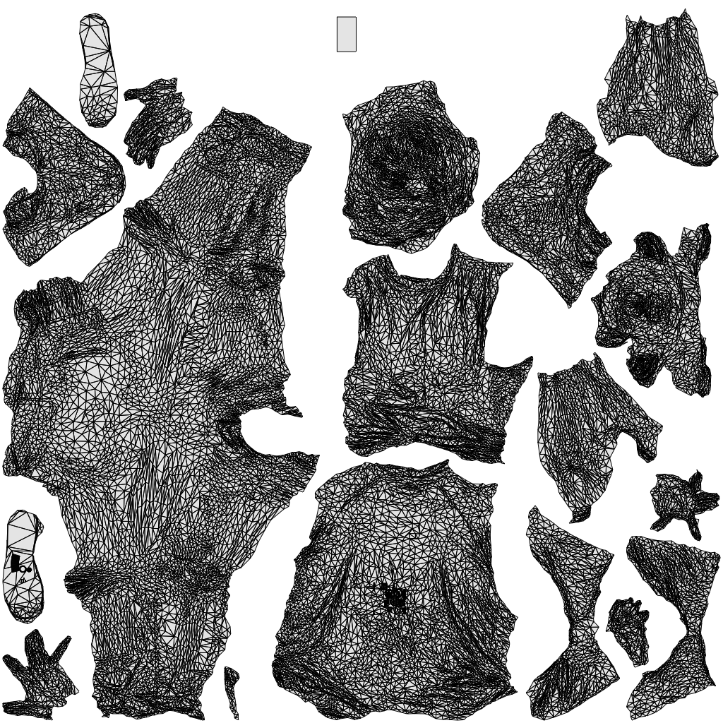 3D human model man casual sitting, photogrammetry scanned person for archviz, wireframe top-down view