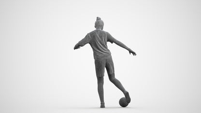 realistic 3D girl sport, scanned archviz people for Blender and 3ds Max, wireframe front view