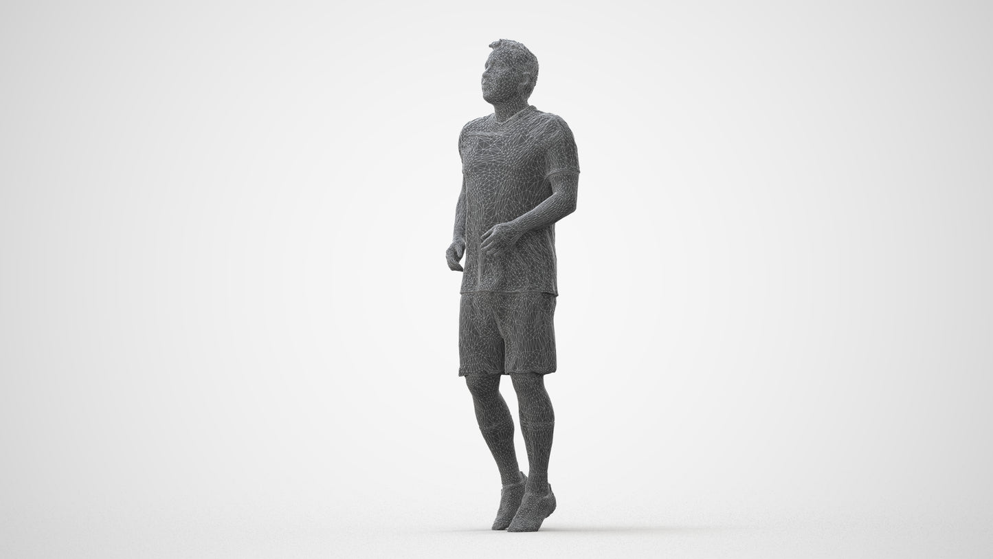 realistic 3D people man sport, render-ready for V-Ray and Corona, FBX OBJ, square thumbnail