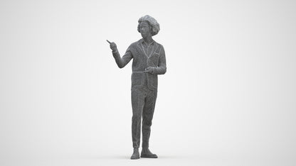 realistic 3D man business shopping, scanned archviz people for Blender and 3ds Max, three-quarter front view render