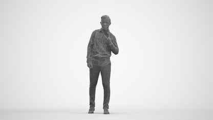 realistic 3D people boy kids, render-ready for V-Ray and Corona, FBX OBJ, three-quarter front view render