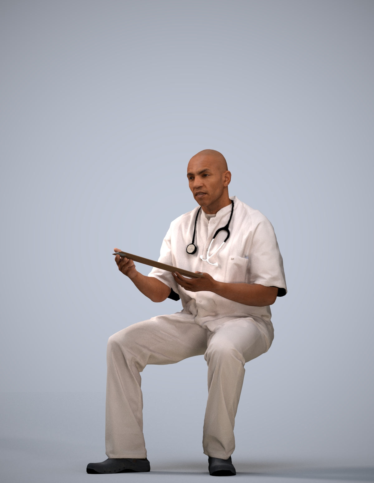 photogrammetry 3D man medical, realistic human model archviz FBX
