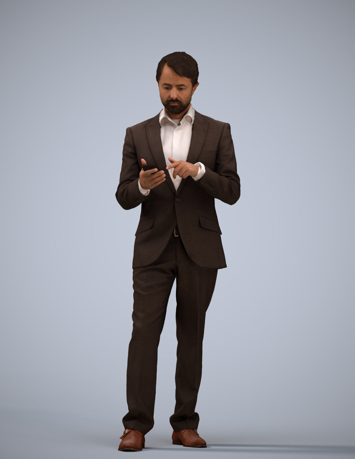 realistic 3D people man business, render-ready for V-Ray and Corona, FBX OBJ