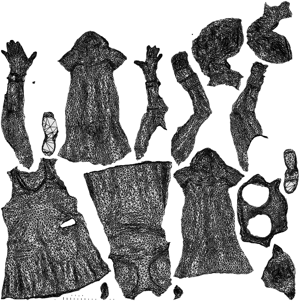 3D human model woman sport, photogrammetry scanned person for archviz, wireframe top-down view