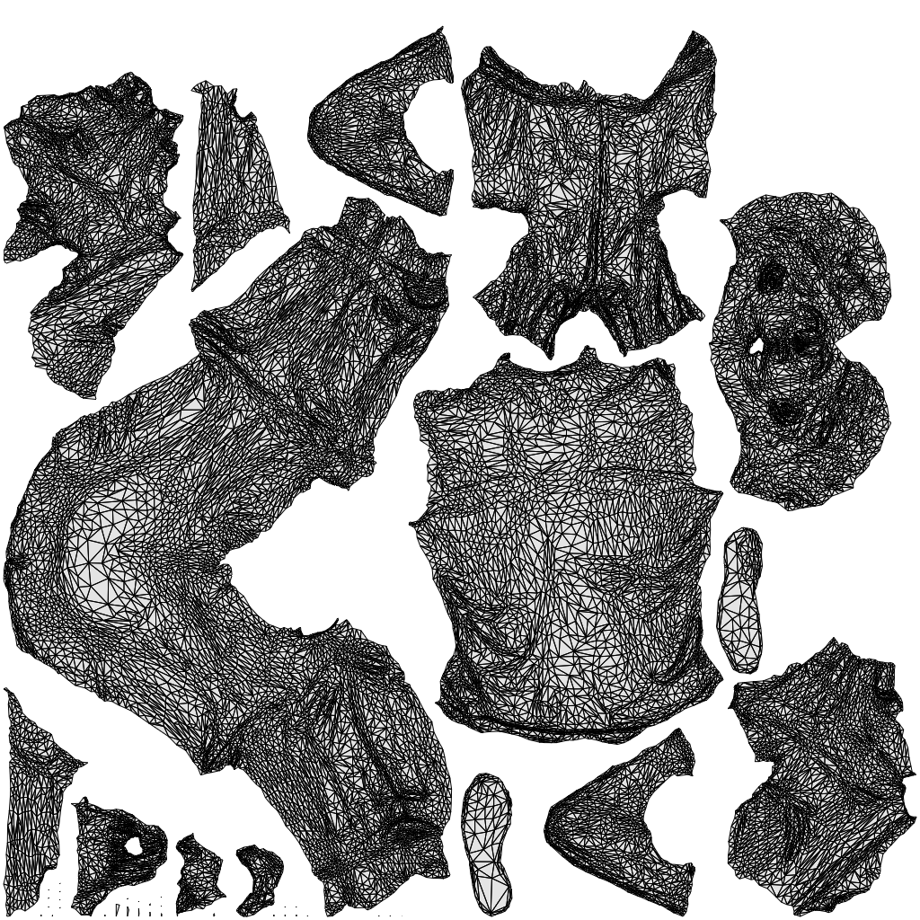 3D people model man casual sitting, scanned human for 3ds Max rendering, wireframe top-down view