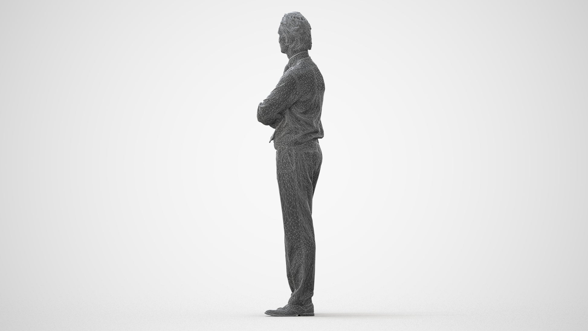 realistic 3D people man business, render-ready for V-Ray and Corona, FBX OBJ, square thumbnail