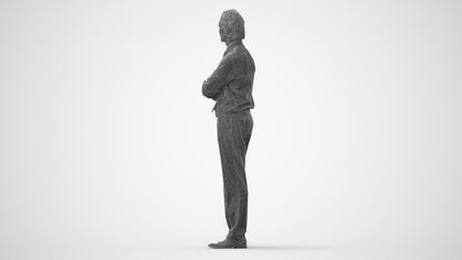 realistic 3D people man business, render-ready for V-Ray and Corona, FBX OBJ, square thumbnail