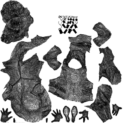 scanned 3D woman casual sitting, photogrammetry people for Enscape and V-Ray, wireframe top-down view