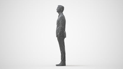 realistic 3D people man business, render-ready for V-Ray and Corona, FBX OBJ, square thumbnail