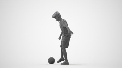 realistic 3D boy sport kids, scanned archviz people for Blender and 3ds Max, square thumbnail