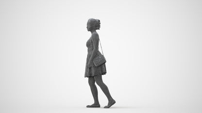photogrammetry 3D woman formal formalaffairs, realistic human model archviz FBX, square thumbnail