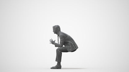 realistic 3D people man business, render-ready for V-Ray and Corona, FBX OBJ, square thumbnail