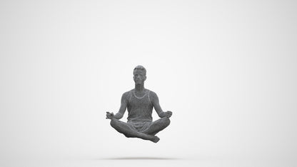 realistic 3D man sport, scanned archviz people for Blender and 3ds Max, three-quarter front view render