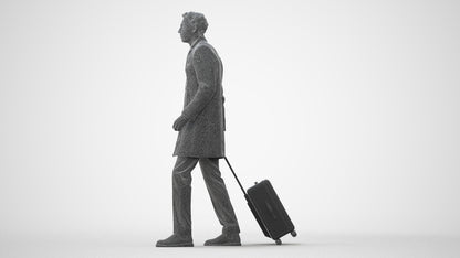 realistic 3D people man business, render-ready for V-Ray and Corona, FBX OBJ, square thumbnail