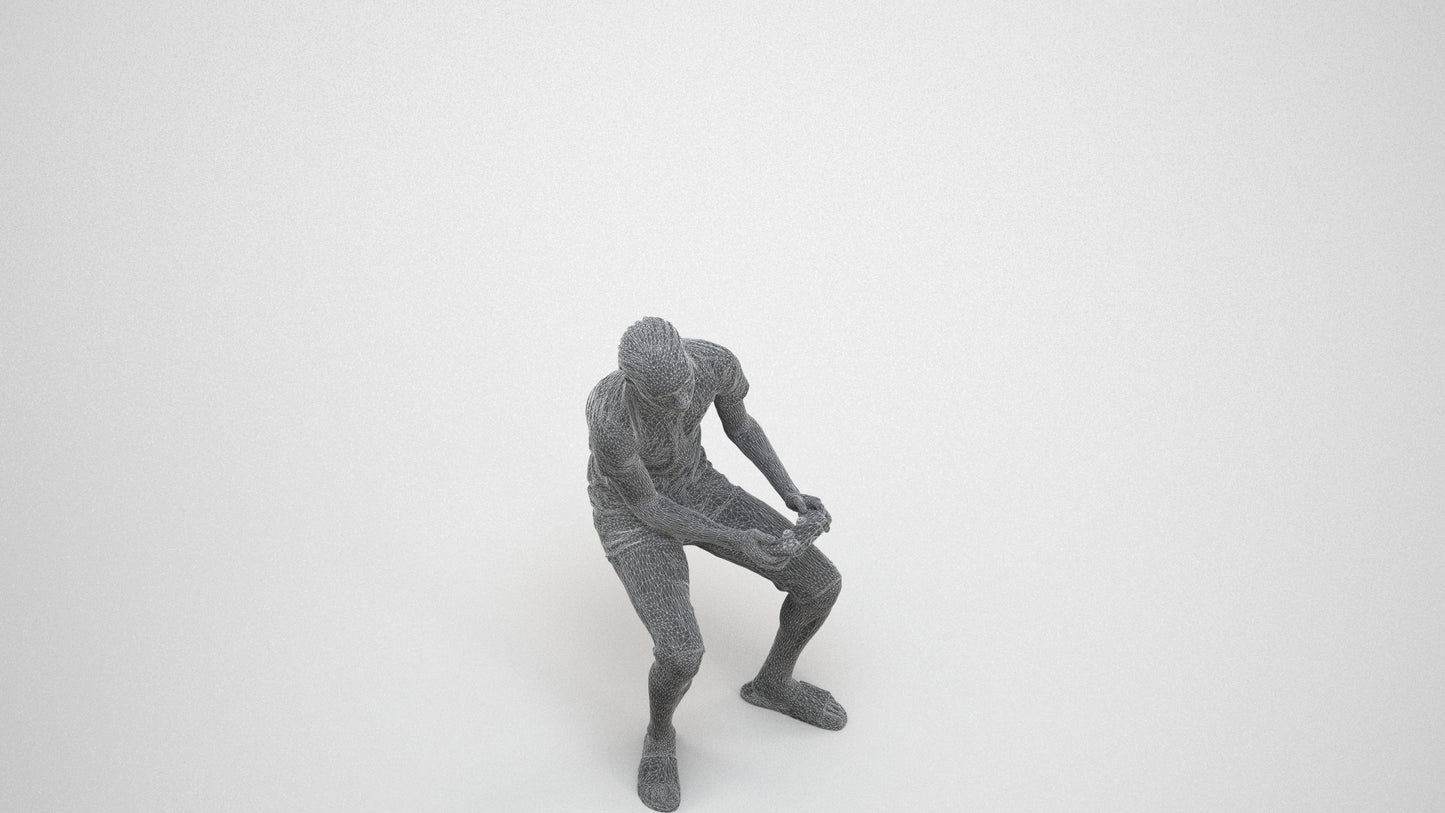 photogrammetry 3D boy casual kids, realistic human model archviz FBX, wireframe three-quarter view