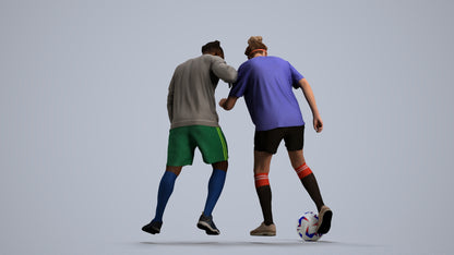 3D scanned woman sport, photorealistic archviz people for Enscape and SketchUp, front view render