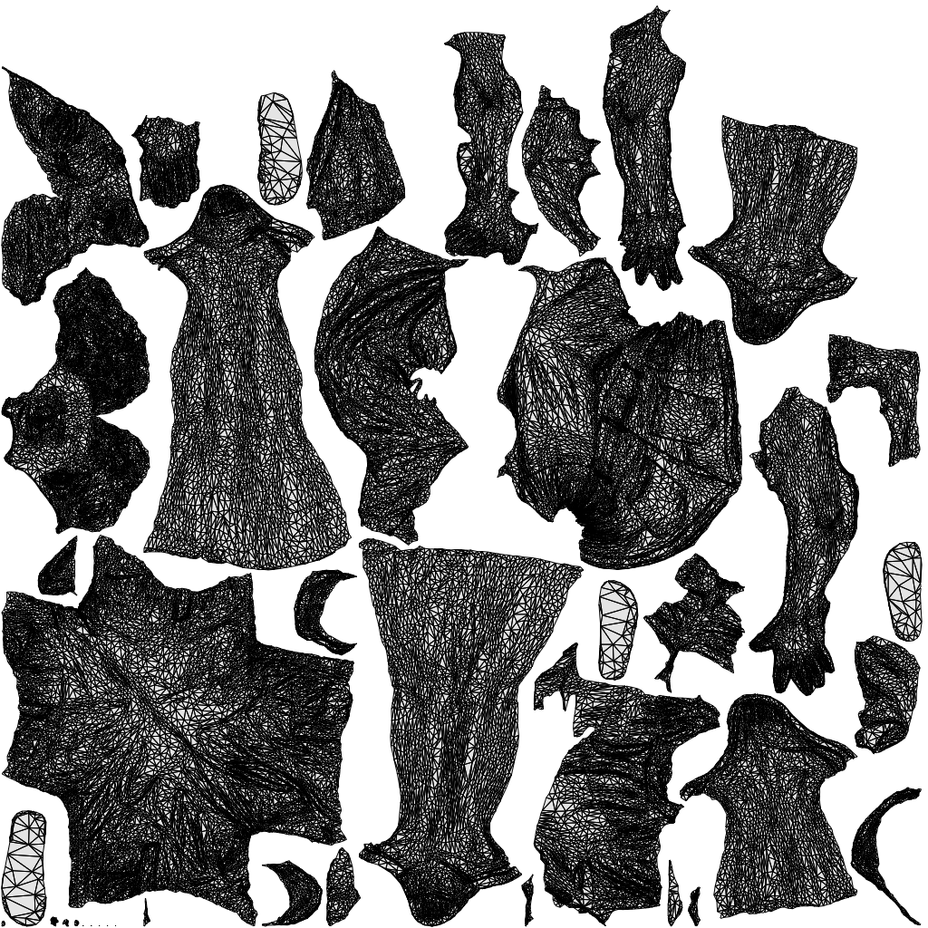 realistic 3D people woman couple, render-ready for V-Ray and Corona, FBX OBJ, wireframe top-down view