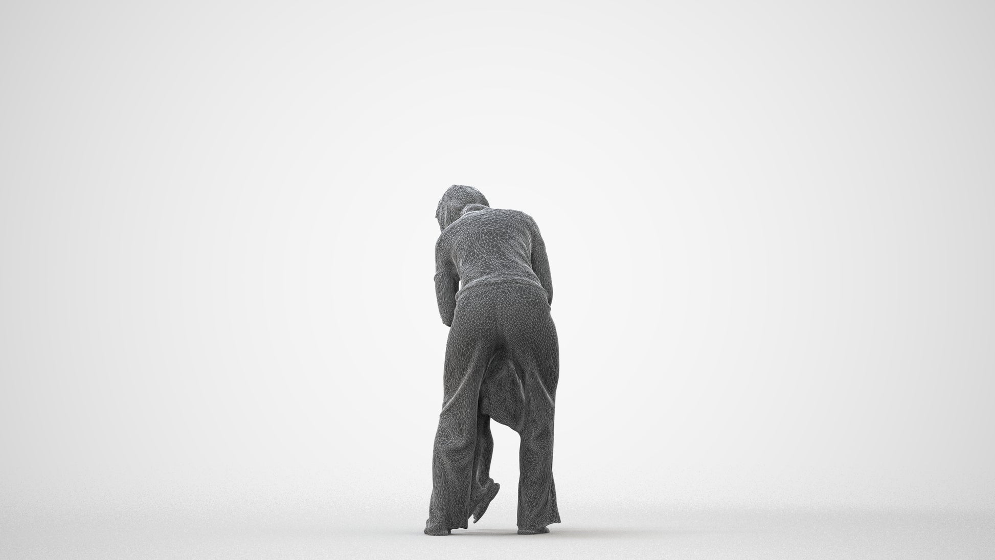 realistic 3D people girl casual kids, render-ready for V-Ray and Corona, FBX OBJ, square thumbnail
