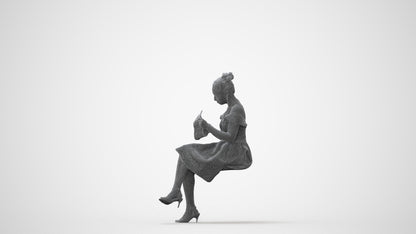 realistic 3D woman formal formalaffairs, scanned archviz people for Blender and 3ds Max, square thumbnail