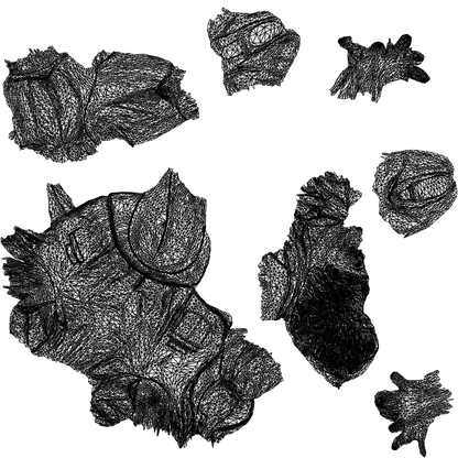 scanned 3D woman standing, photogrammetry people for Enscape and V-Ray, wireframe top-down view