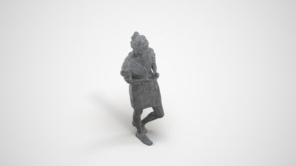 realistic 3D human woman business walking, archviz people FBX OBJ for Blender, wireframe three-quarter view