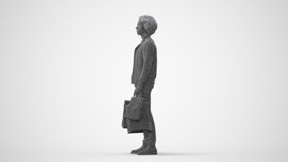 3D people model man formal, scanned human for 3ds Max rendering, square thumbnail